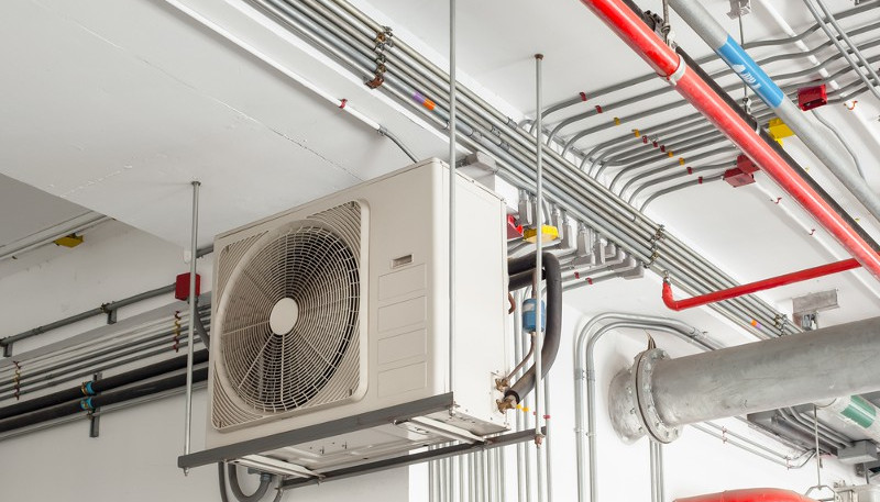 Air Conditioner system installed ceiling mounted