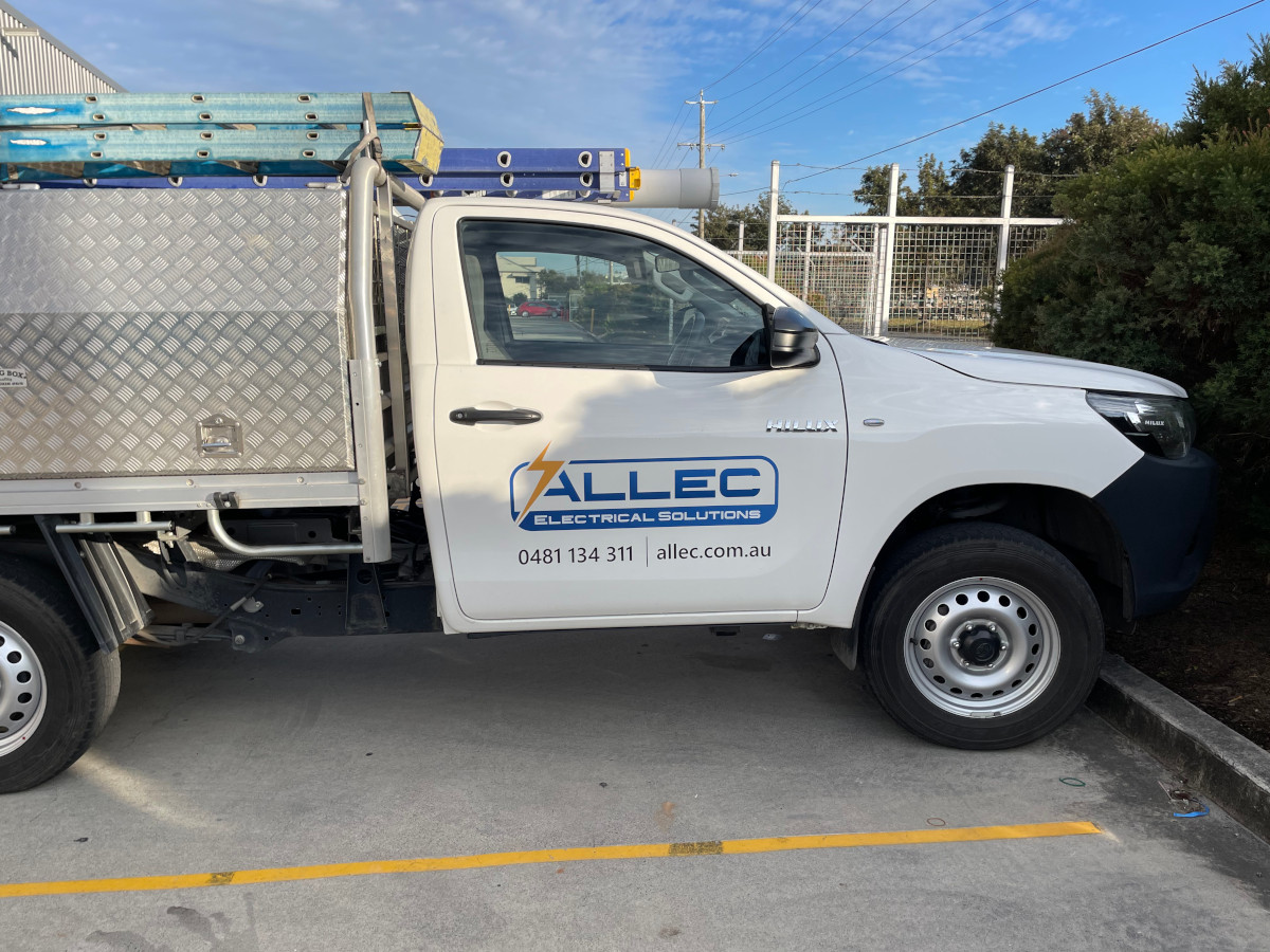 pickup with ALLEC logo