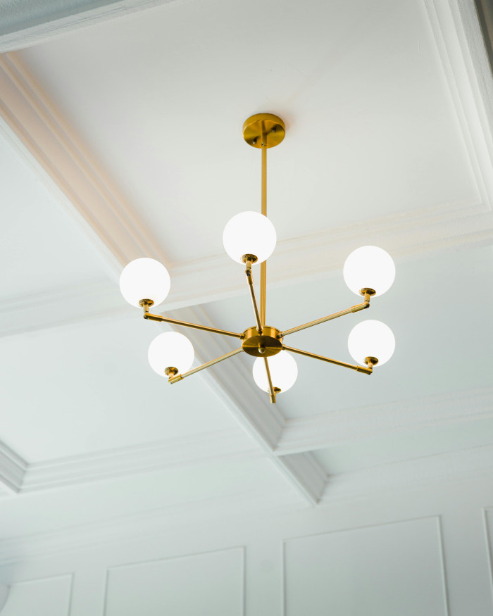 Chandelier in a Room 